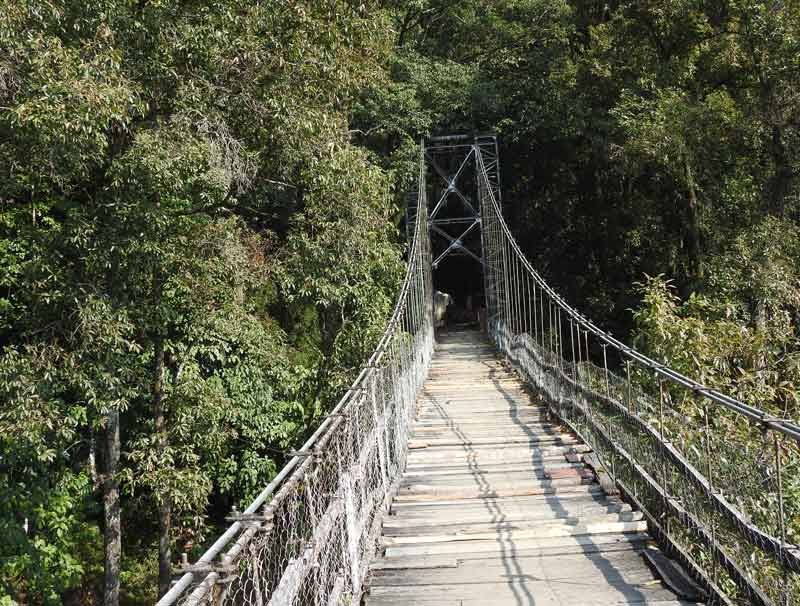 Takdah Hanging Barbotey Bridge